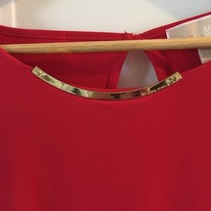 Beautiful Michael Kors with gold bar neckline